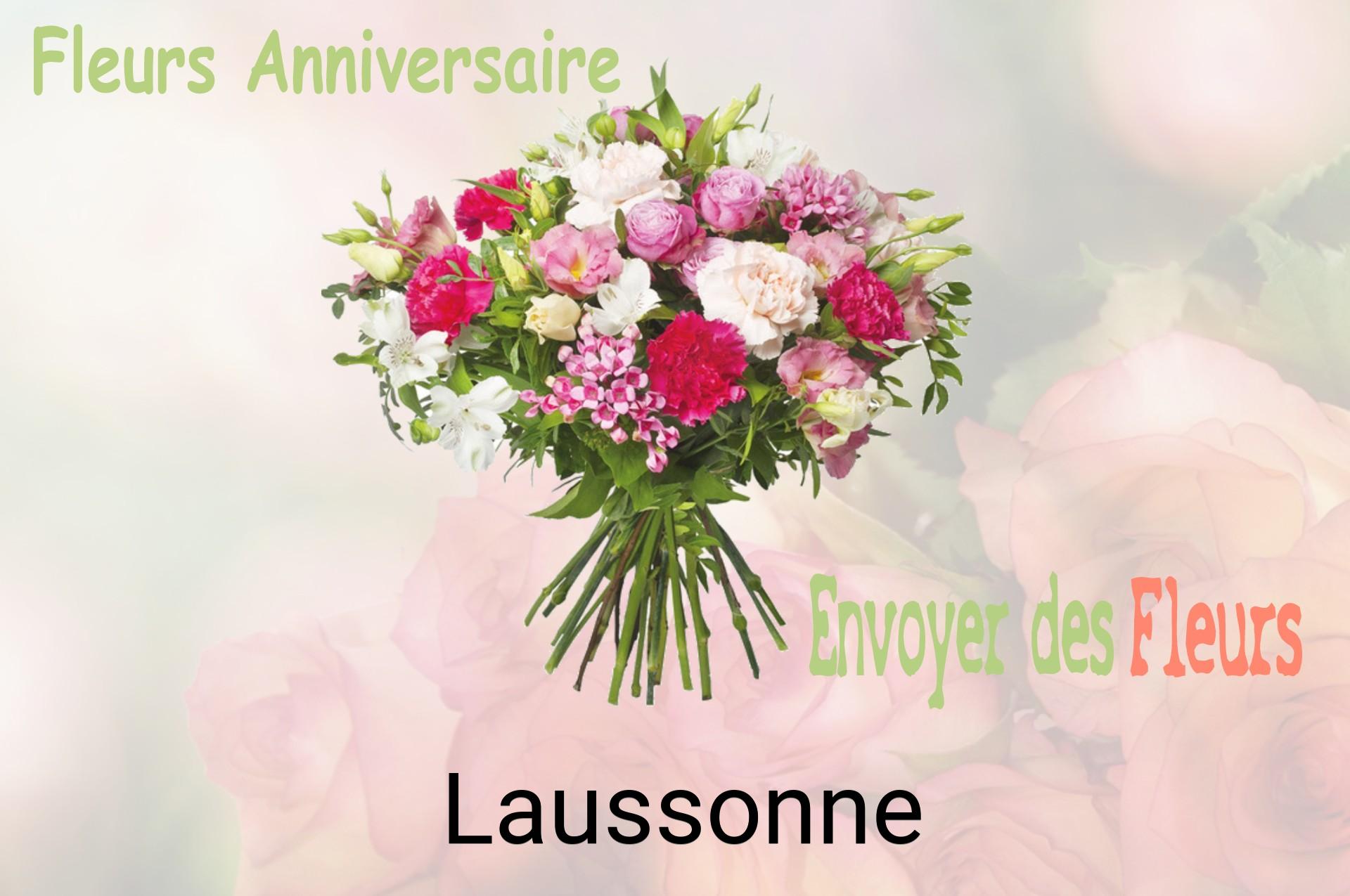 Bouquet de fleurs d’anniversaire livré à Laussonne